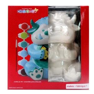 Creatology Color Your Own Cookie Jar Kit, Cute Cookie Monster 5.5″ x 4.9″ x 7.6″